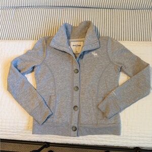 Abercrombie & Fitch Light Gray Kids Sweatshirt/Jacket
